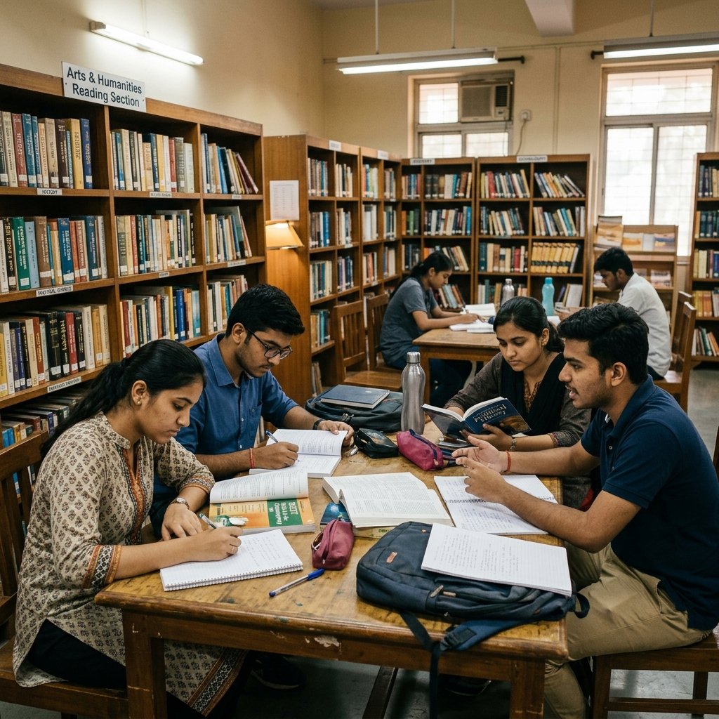 12th Arts Indian Students Studying