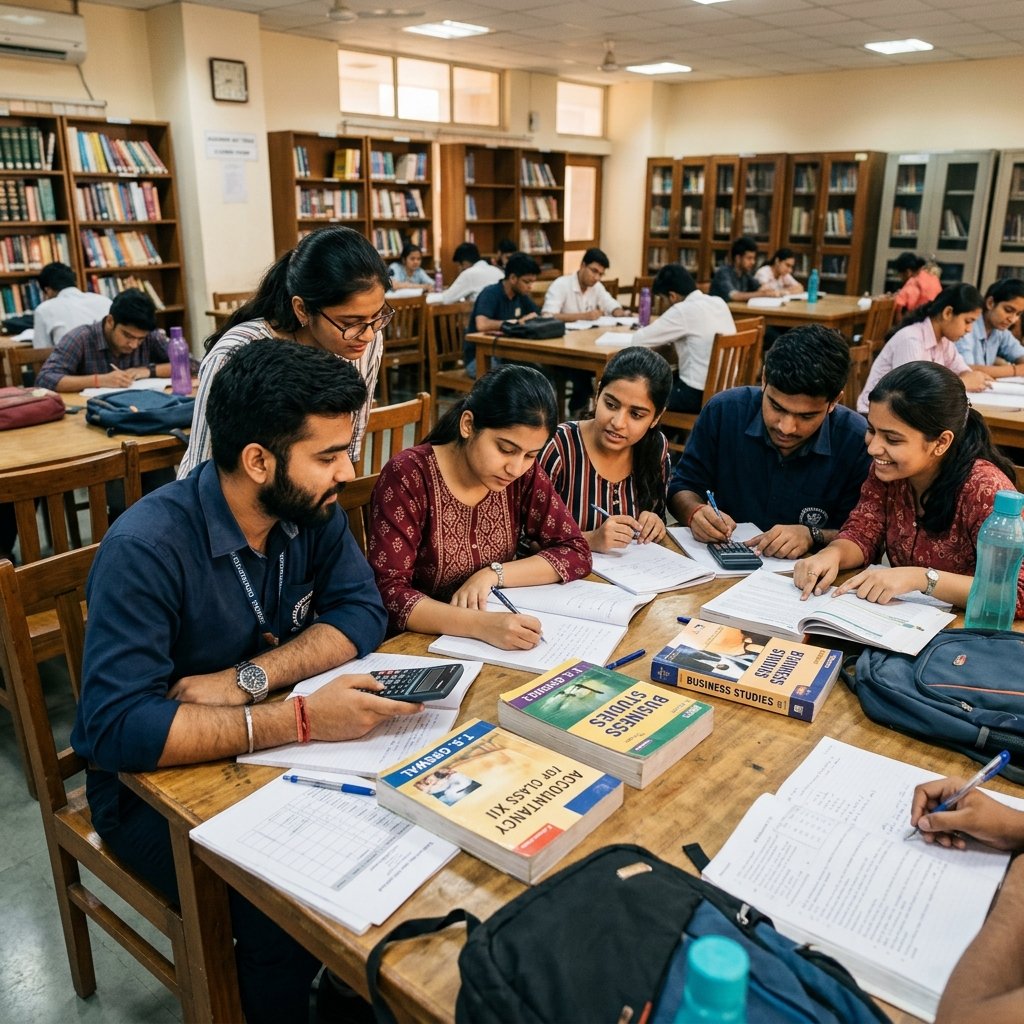 12th Commerce Indian College Students